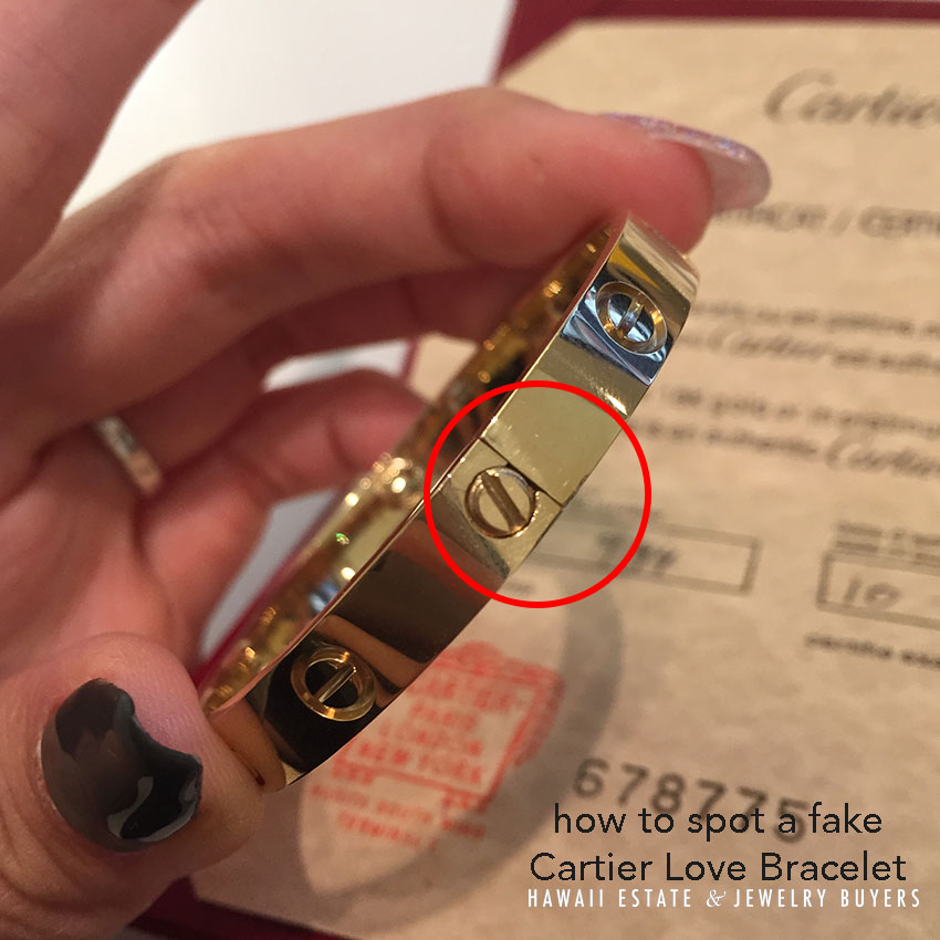 Cartier Love Bracelet Real VS Fake