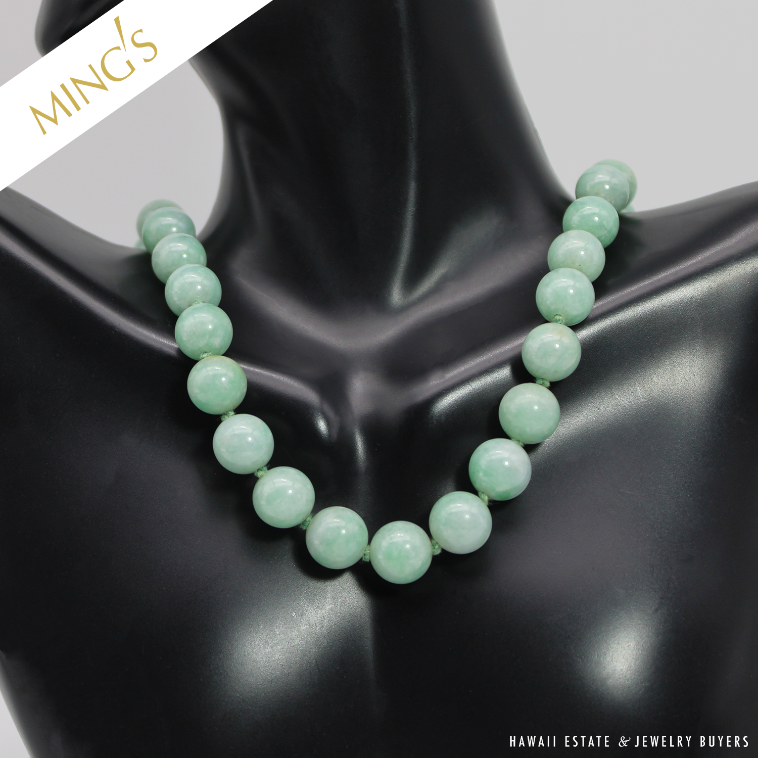 Mint Julep Small Green Beaded Necklace